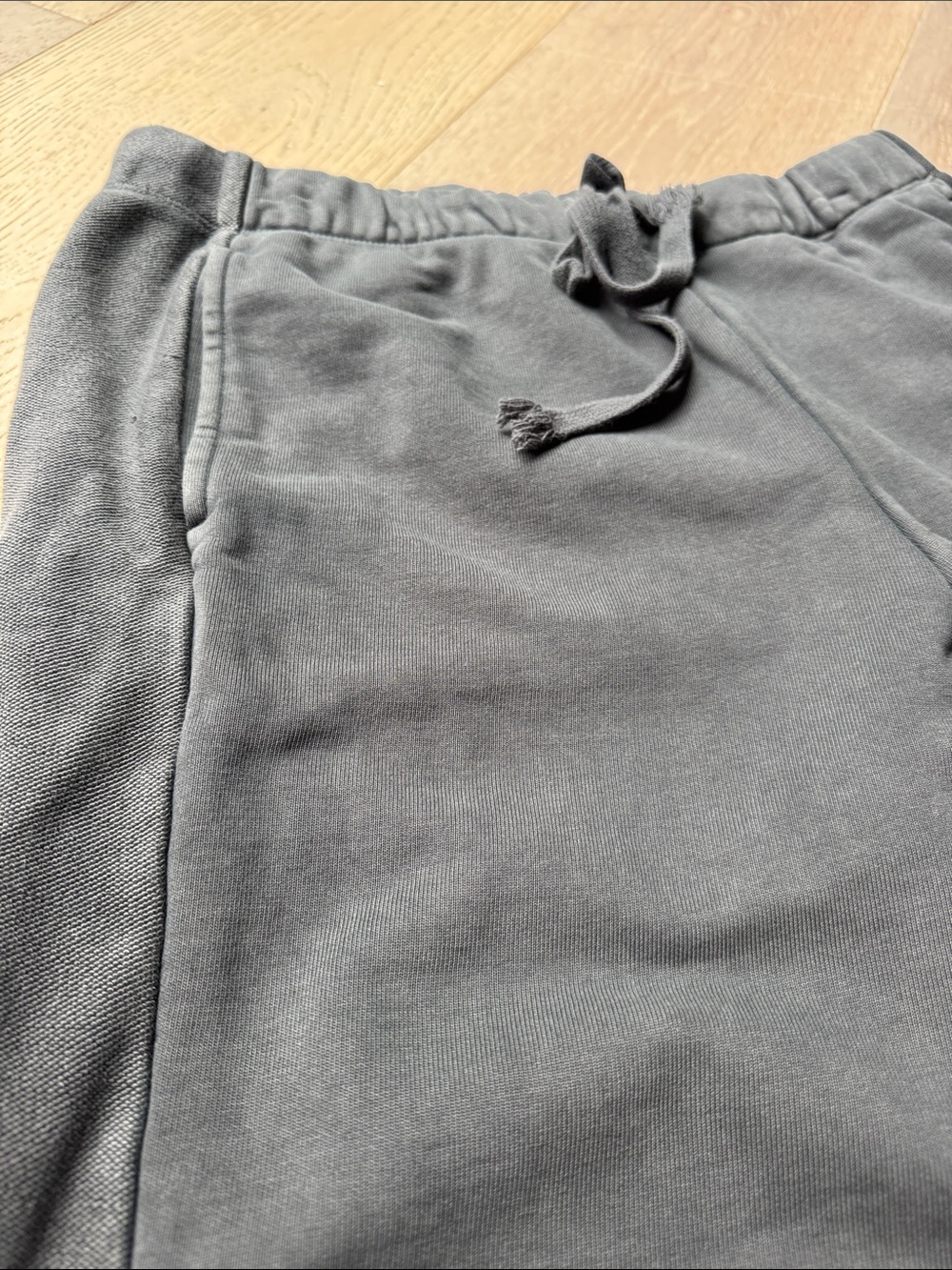 aerie Charcoal Gray Hoodie & Sweatpants Set with Distressed Accents - Picture 11 of 14
